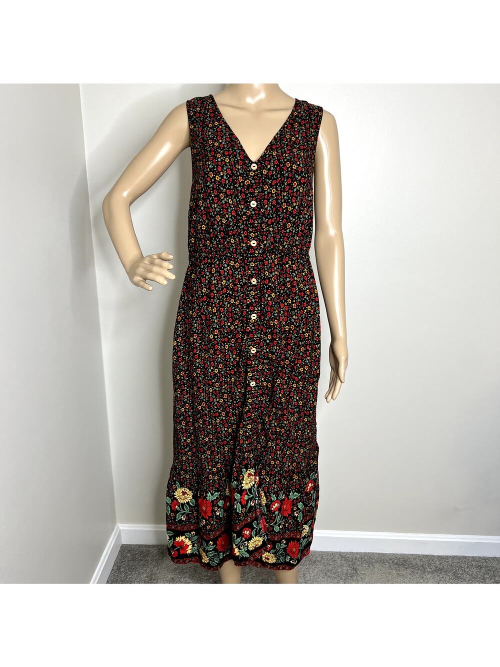 Cupshe Floral Button Down Dress